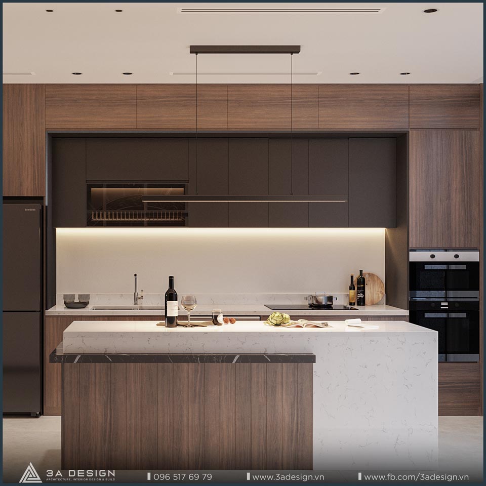 Đảo bếp tích hợp thông minh