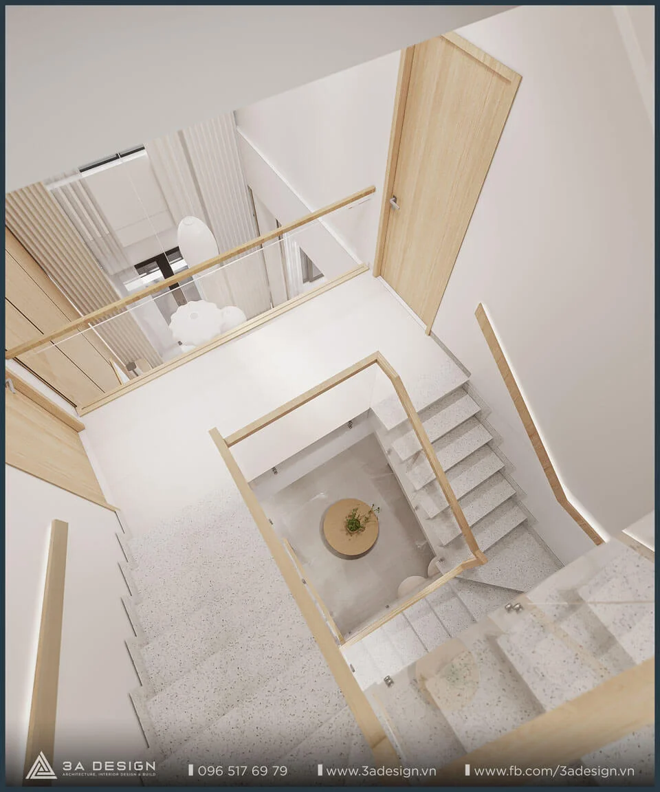 Lối đi cầu thang của ngôi nhà