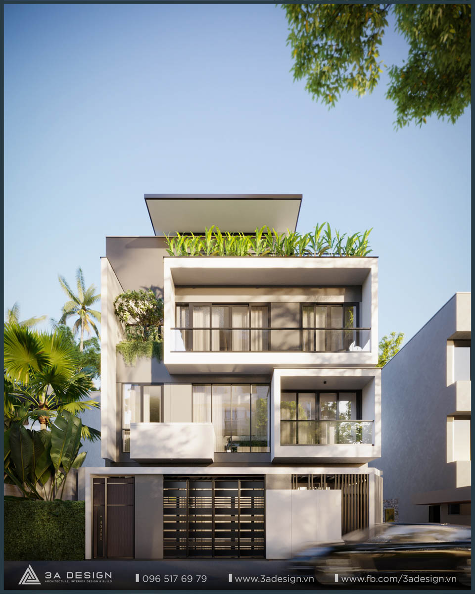 Mẫu thiết kế nhà phố hiện đại nổi bật với mặt tiền kính cường lực, tận dụng ánh sáng tự nhiên và không gian mở cho gia đình trẻ năng động.