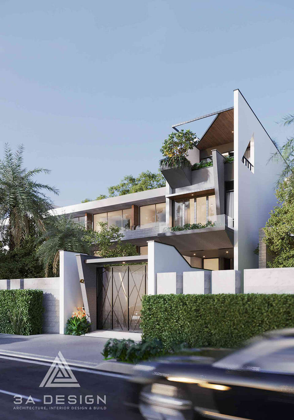 thiết kế kiến trúc nội bật cho nhà phố Sinh House