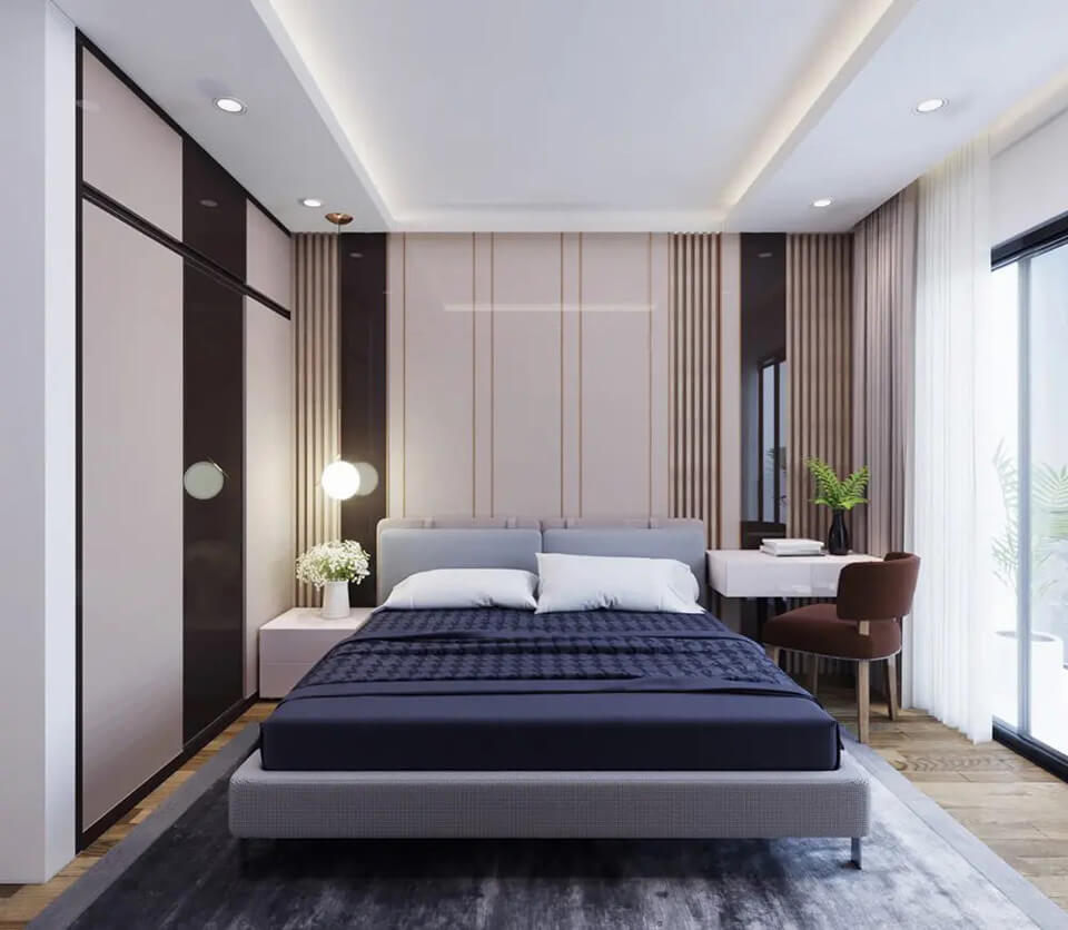 mẫu phòng ngủ đẹp thiết kế phong cách hiện đại