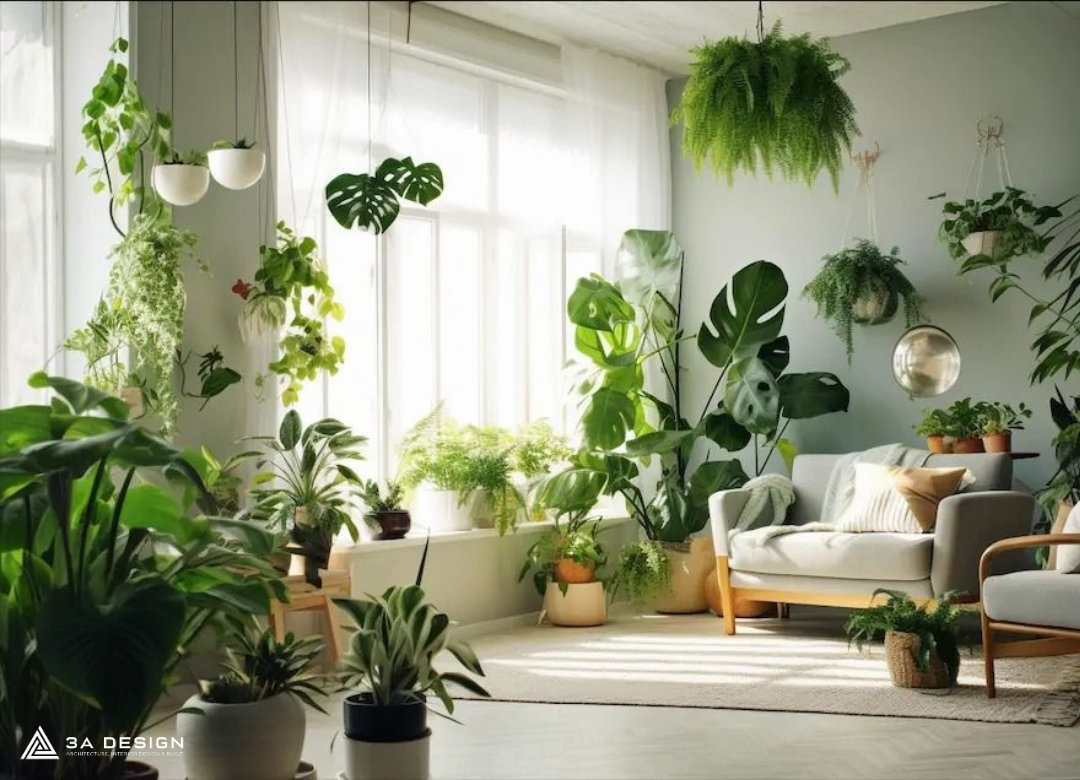 cây phong thủy trong nhà đẹp