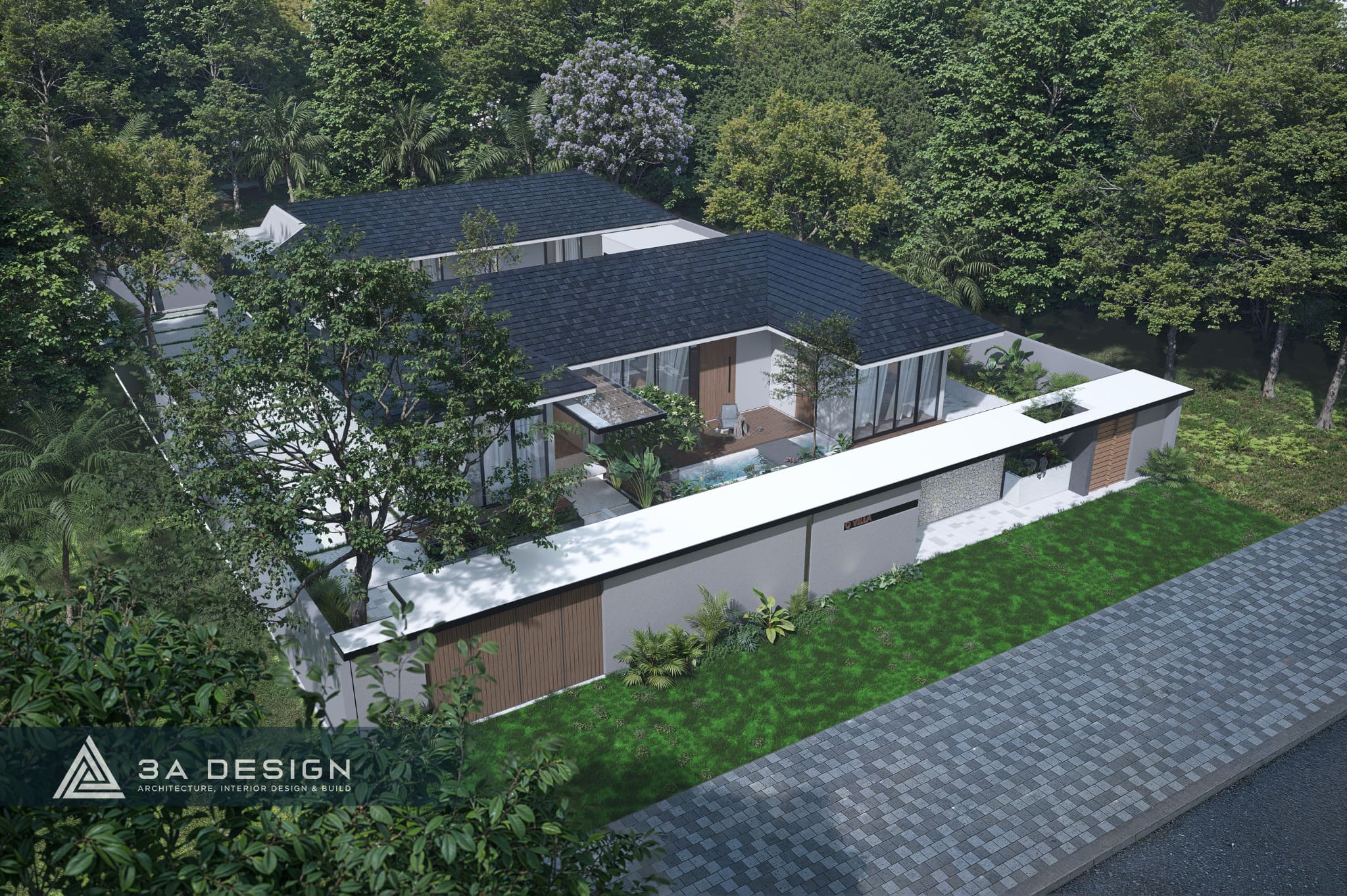 Countryside House - Tây Ninh - Thiết kế nhà vườn mái Nhật