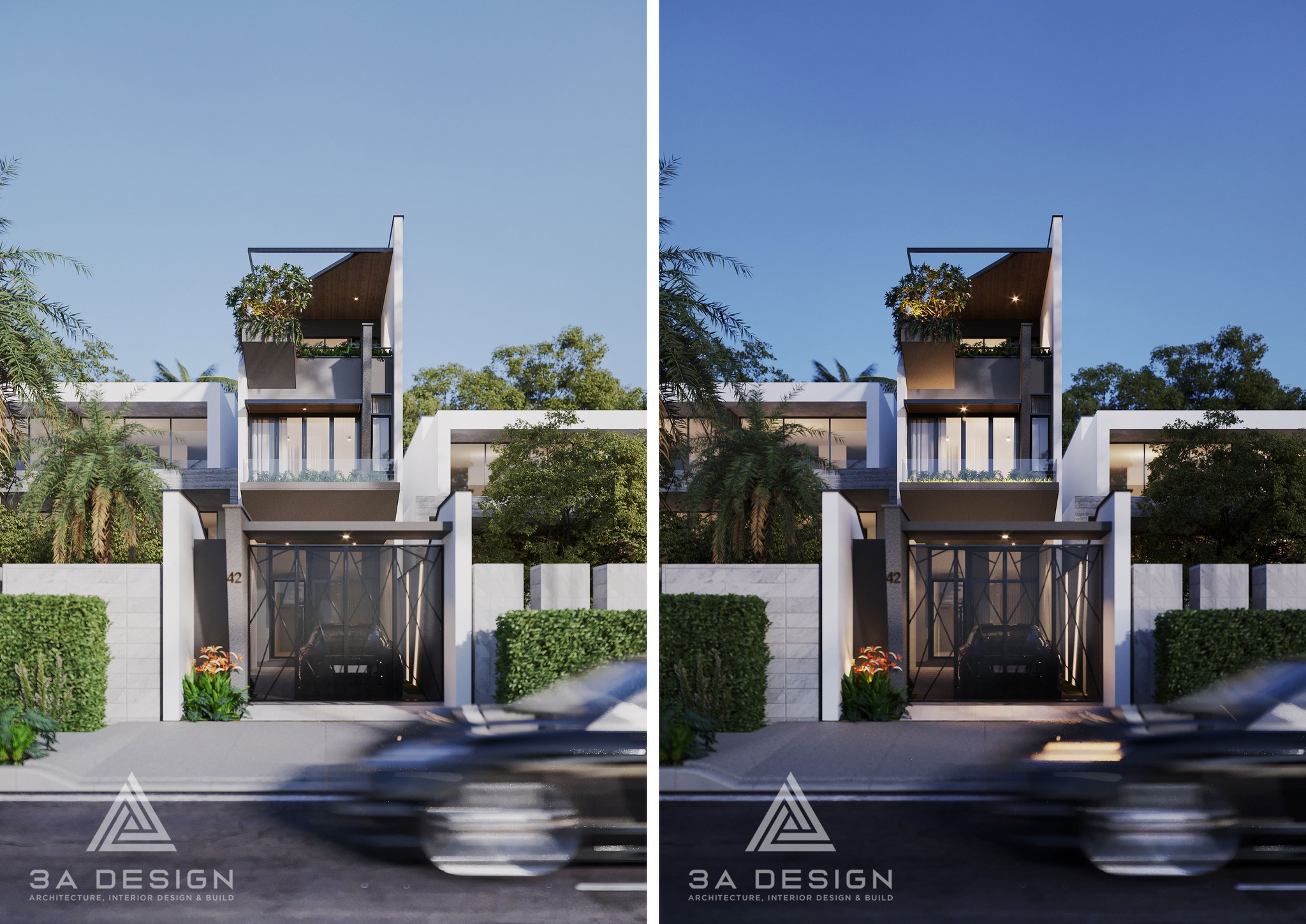 Kiến Trúc Mặt Tiền nhà phố Sinh House