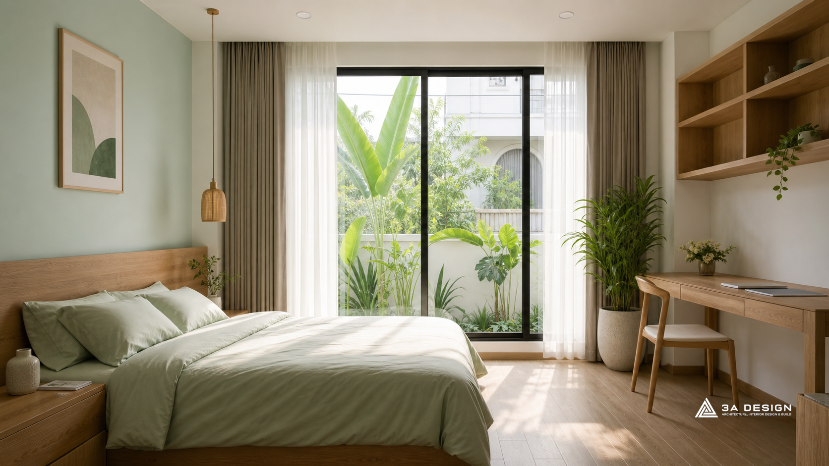 4. Phong cách, màu sắc và ánh sáng phù hợp với phòng ngủ nhỏ - thiết kế phòng ngủ nhỏ