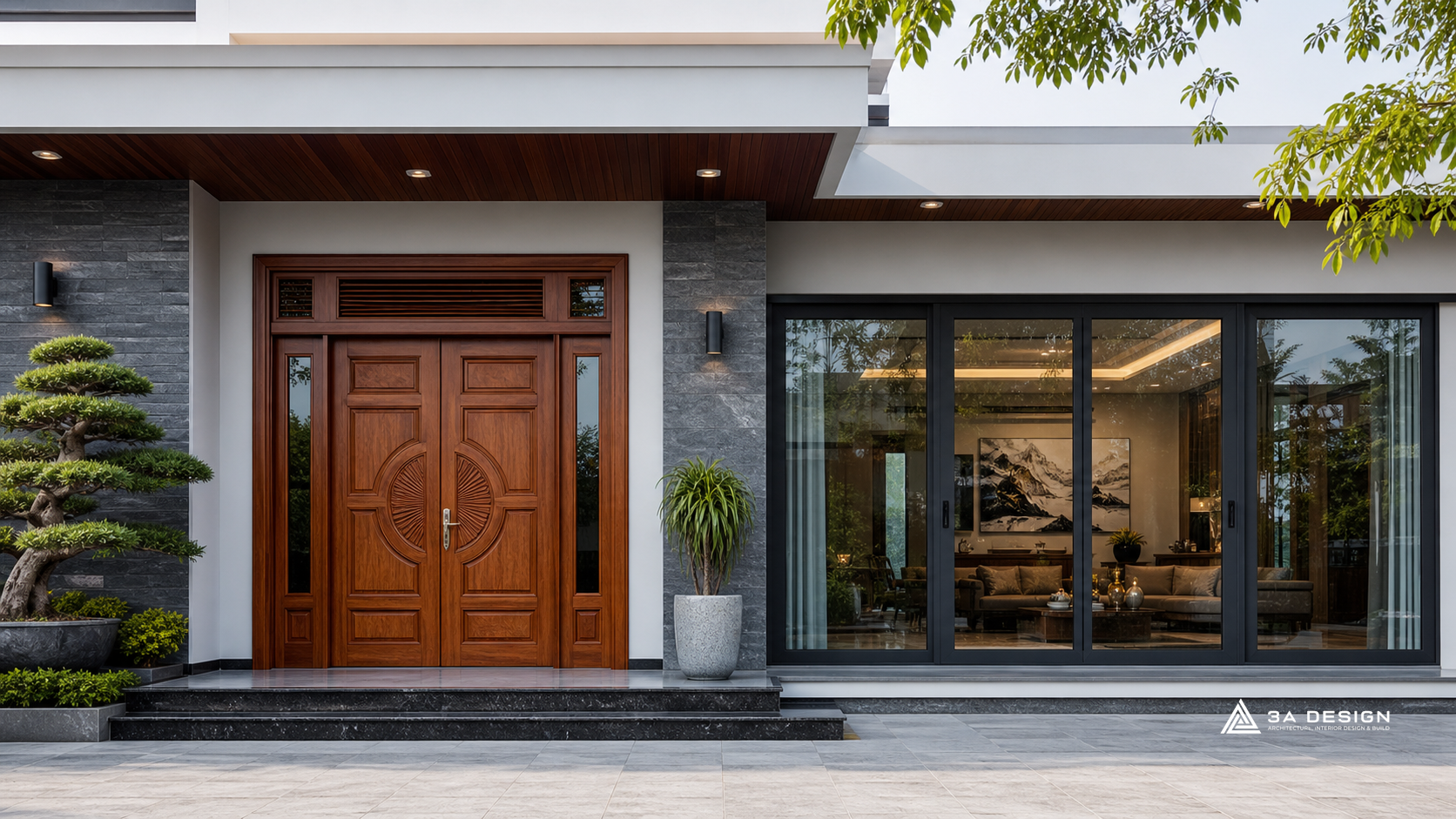 5. Ma trận vật liệu và sự ảnh hưởng đến kích thước cửa - kích thước cửa chính theo phong thủy