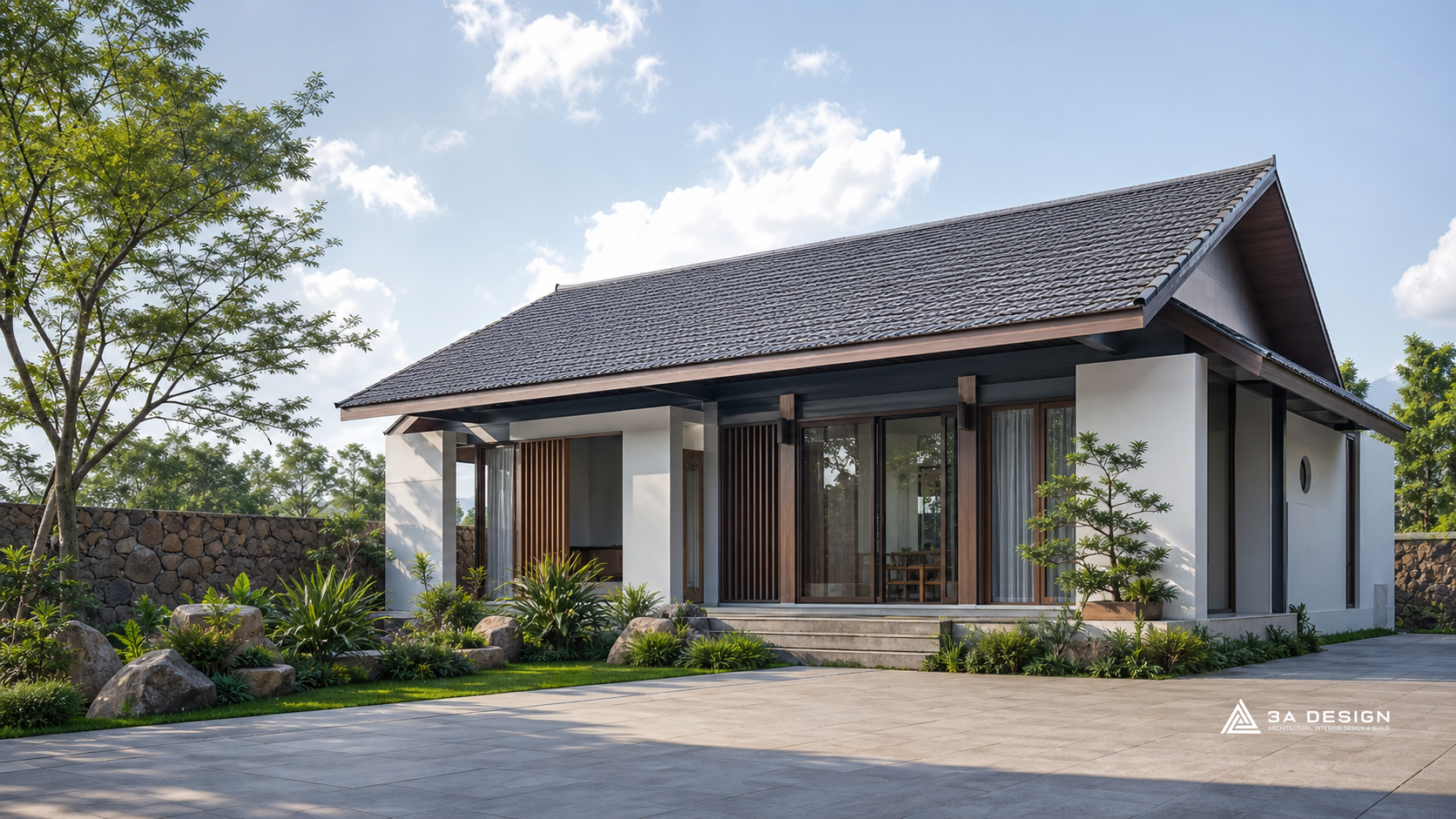 4. Dự toán chi phí xây dựng nhà cấp 4 nông thôn chi tiết - Mẫu nhà cấp 4 nông thôn hiện đại