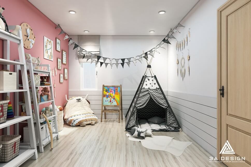 Không gian phòng vui chơi cho bé với thiết kế nội thất đẹp giá rẻ