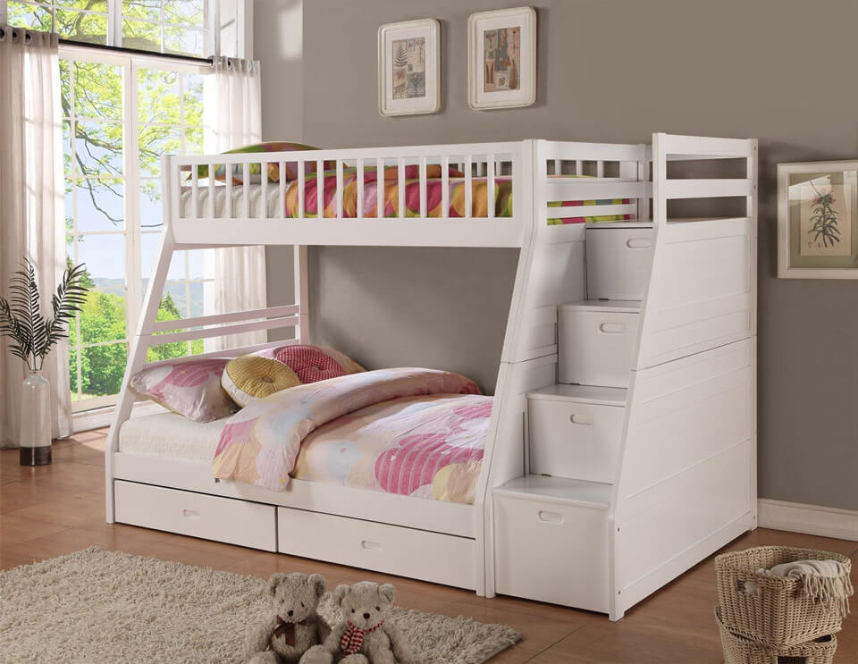 thiết kế nội thất phòng ngủ giường 2 tầng cho bé
