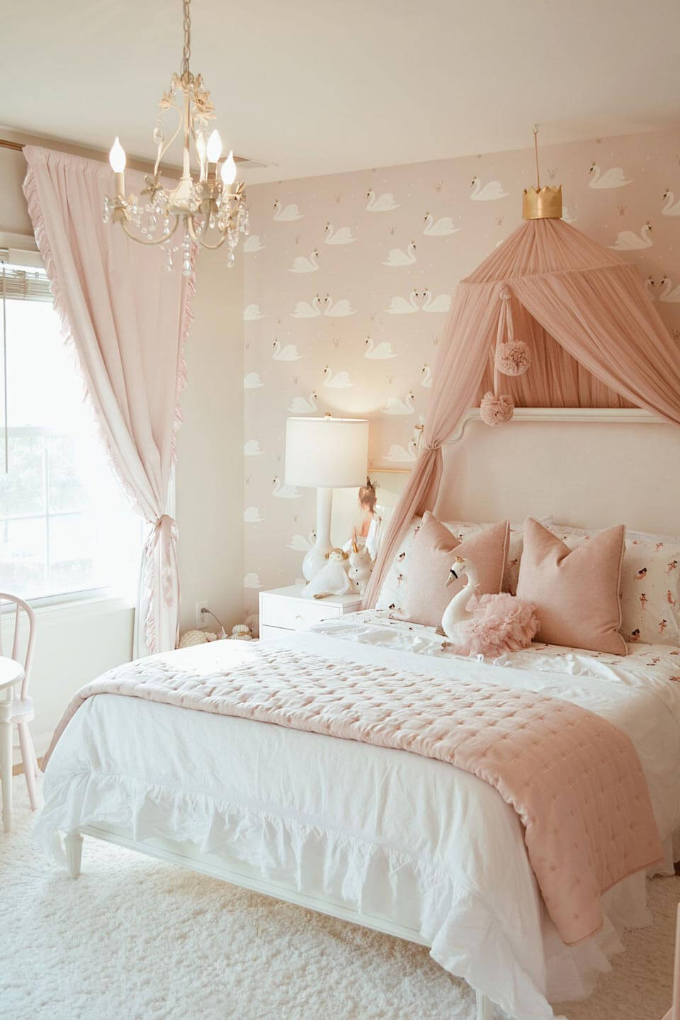 thiết kế nội thất giường công chúa