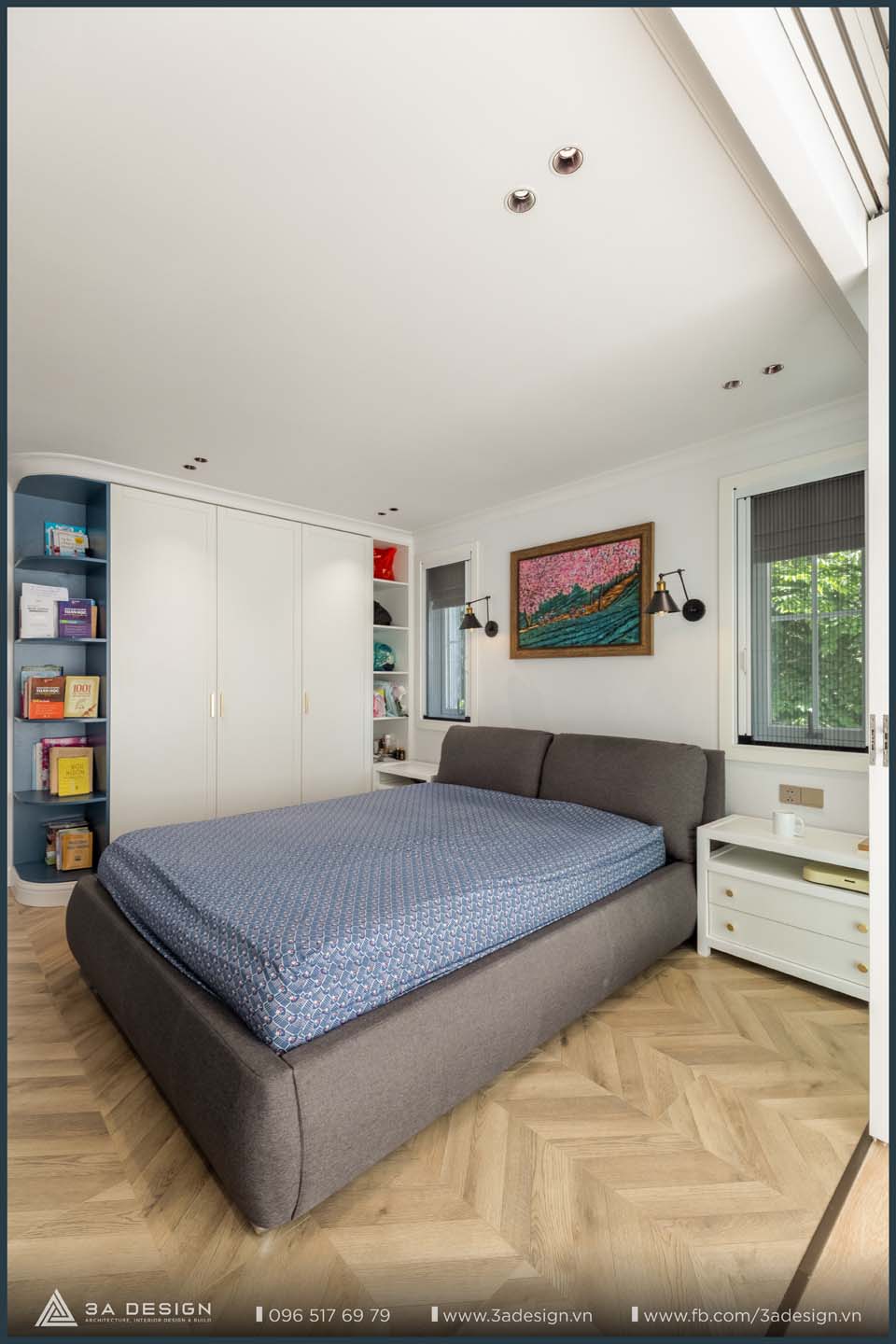 phòng ngủ hiện đại và tối giản với tone màu be