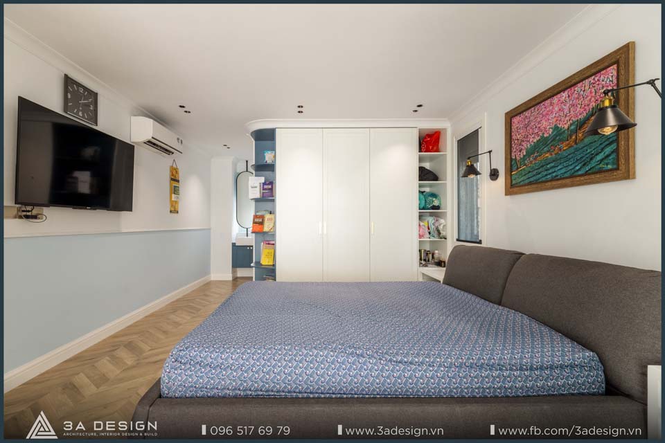 phòng ngủ hiện đại và tối giản với tone màu be