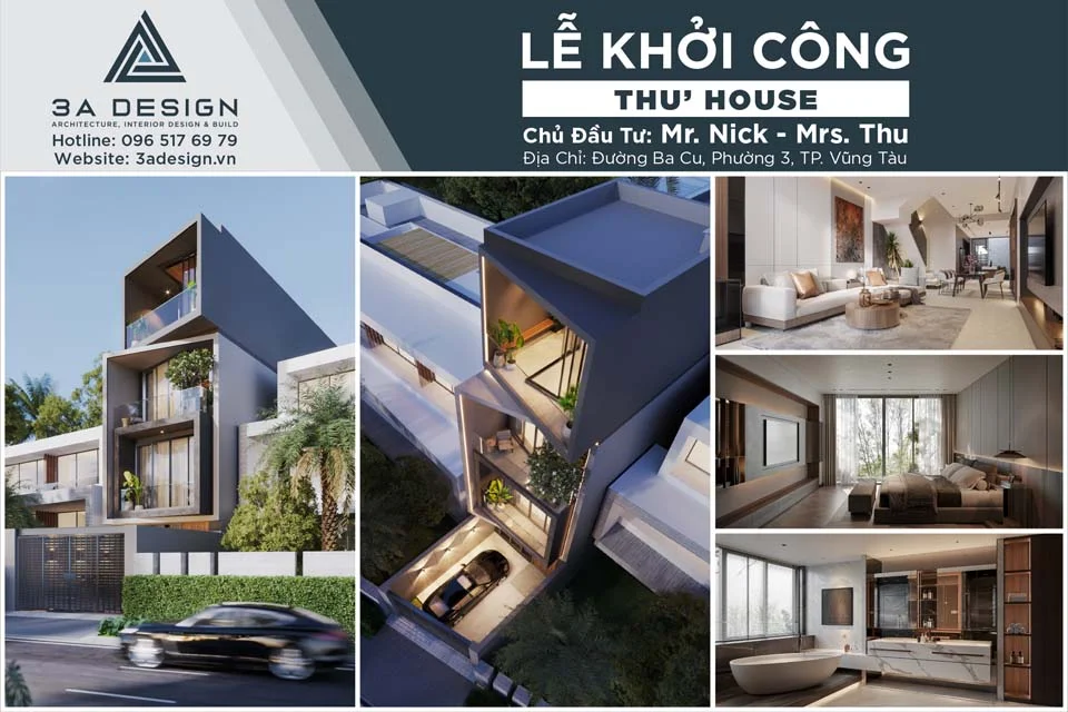lễ khởi công xây dựng nhà phố Thu's House
