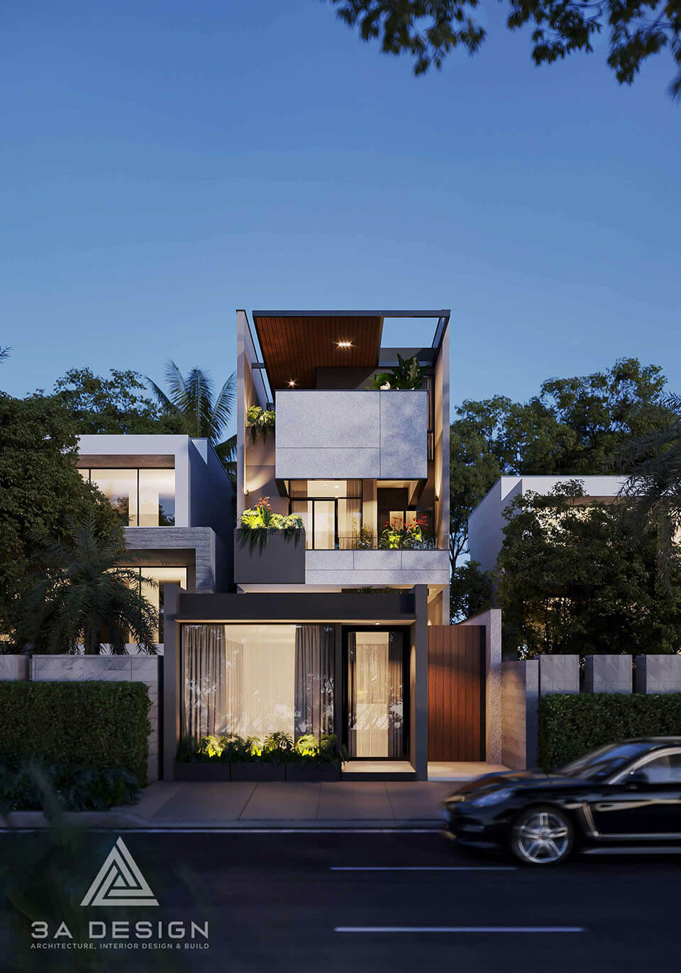 thiết kế nhà phố M House