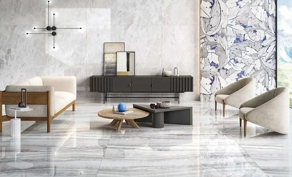 những mẫu gạch ốp tường phòng khách mới nhất hiện nay