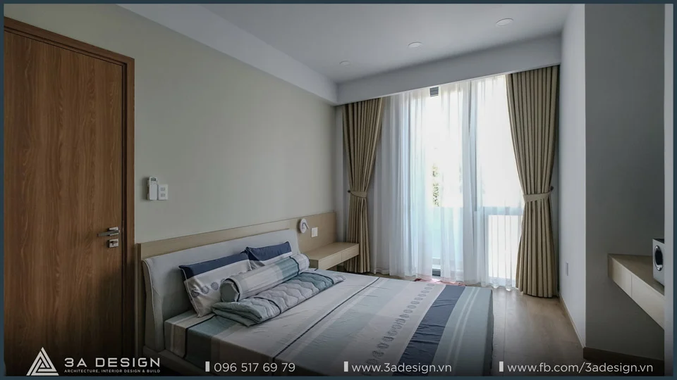 phòng ngủ của nhà phố L House