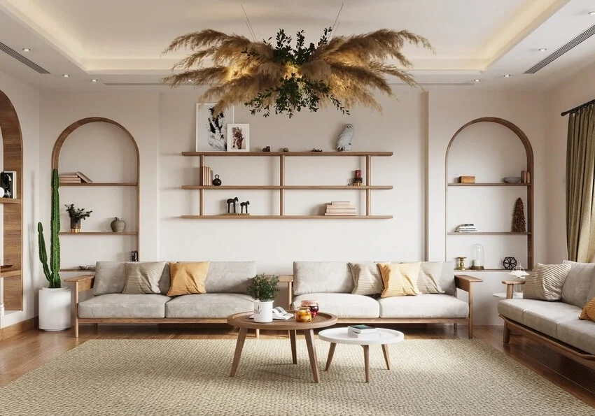 phong cách scandinavian thiết đơn giản, áp ấm