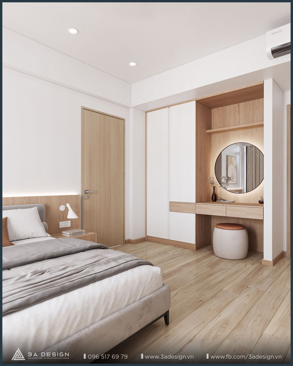 thiết kế phòng ngủ 1 theo phong cách mimalism
