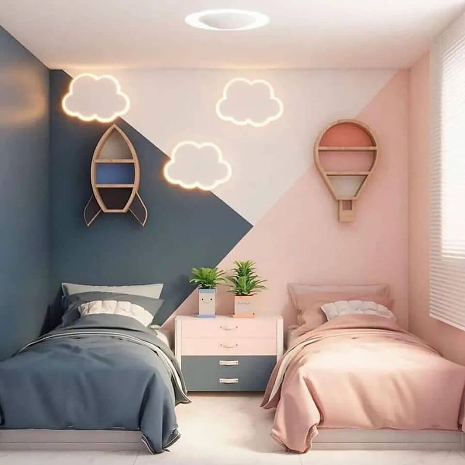 lựa chọn phong cách phù hợp thiết kế phòng ngủ cho bé
