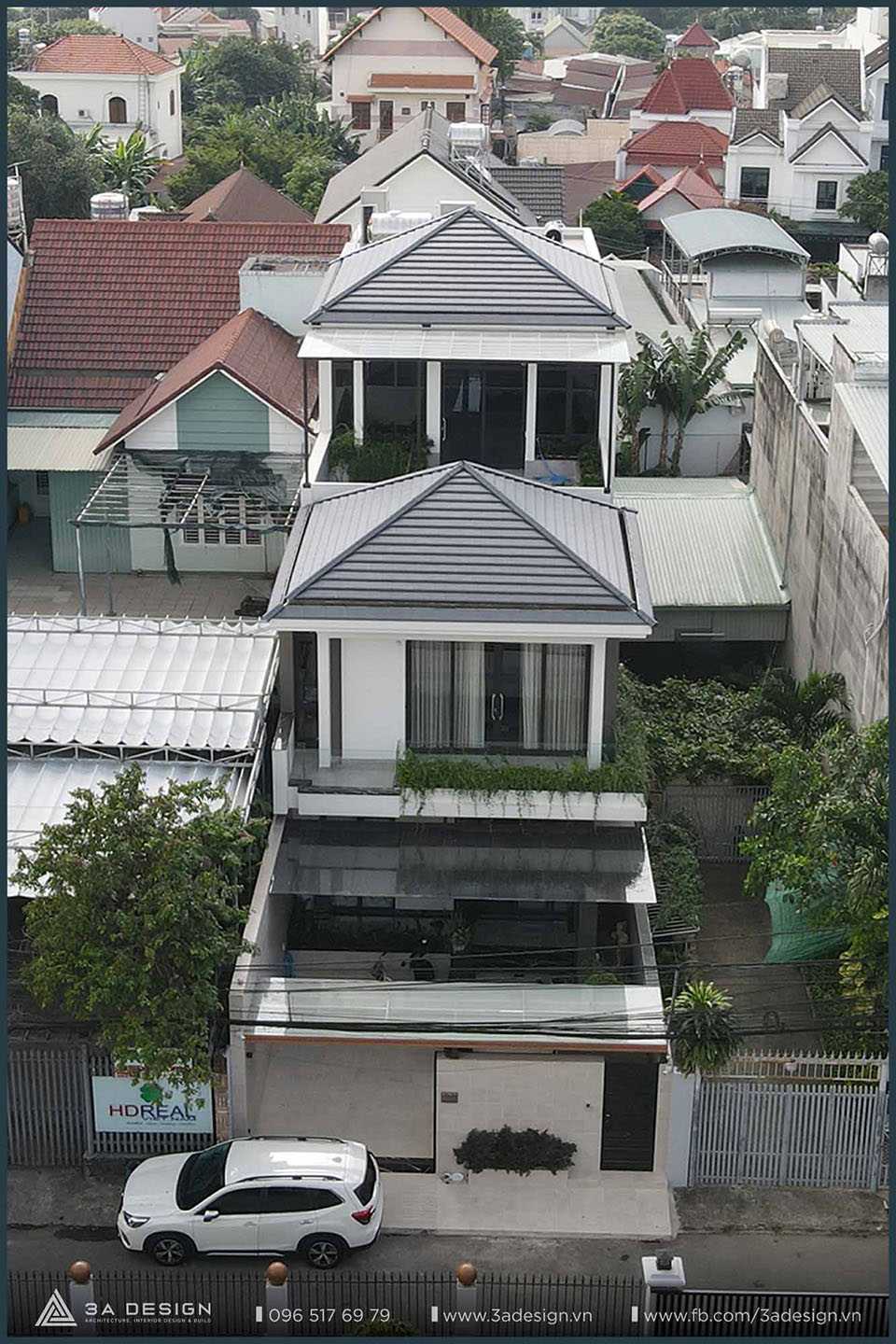 mặt tiền của Villa Bình Dương