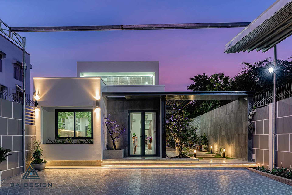 thi công hoàn thiện nhà phố 1 tầng tại Tiên Giang
