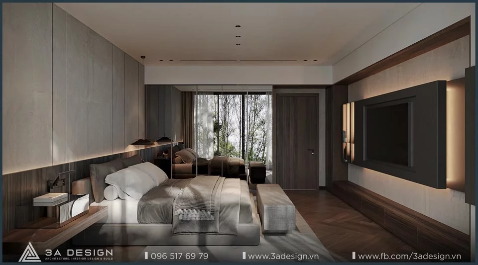 giường lớn cho căn phòng ngủ lớn