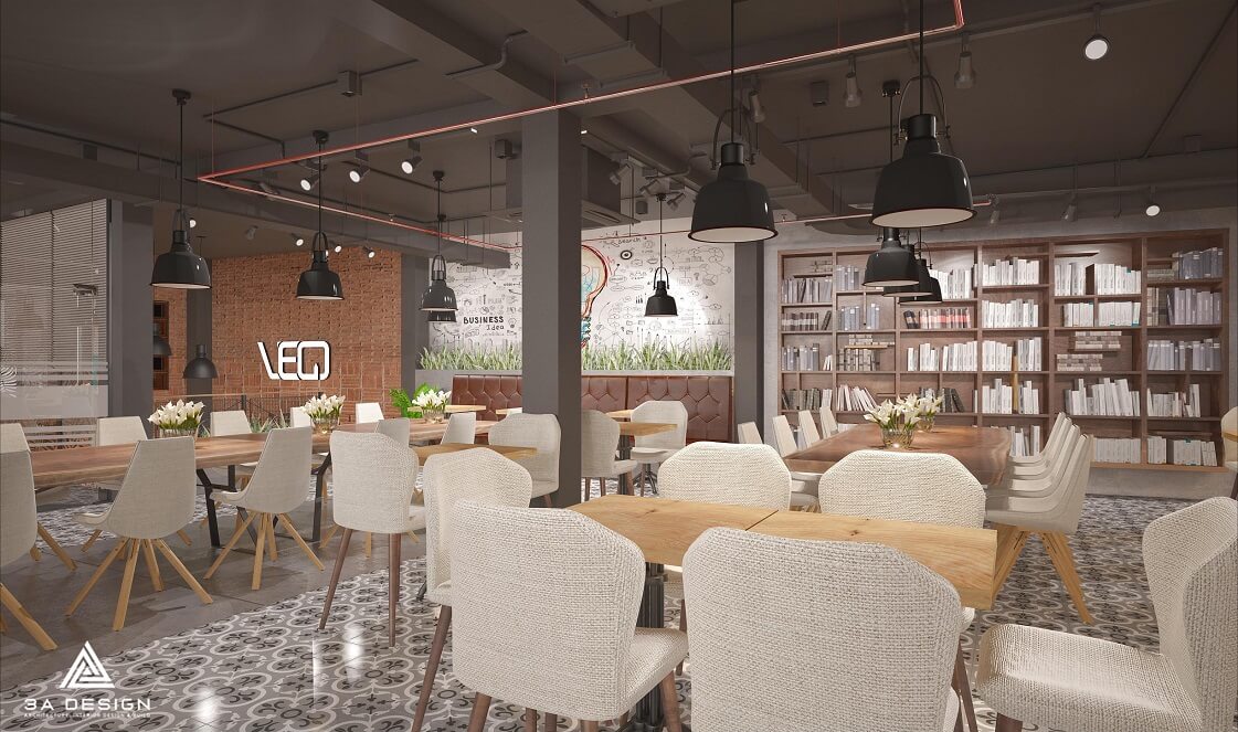thiết kế nội thất cafe Vùng Tàu