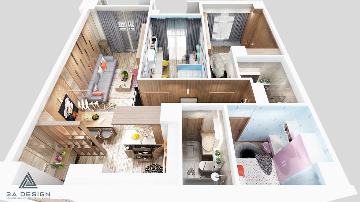 thiết kế nội thất căn hộ chung cư