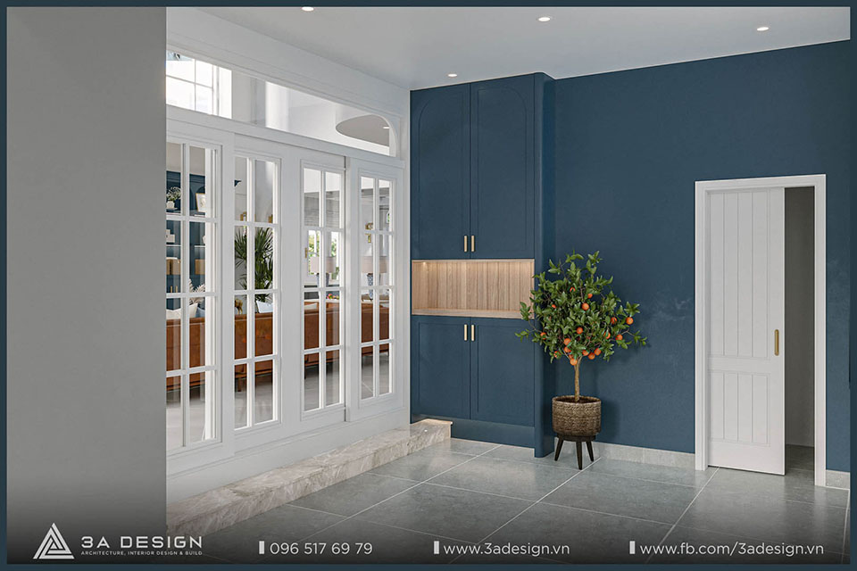 sảnh trước khi vào phòng khách
