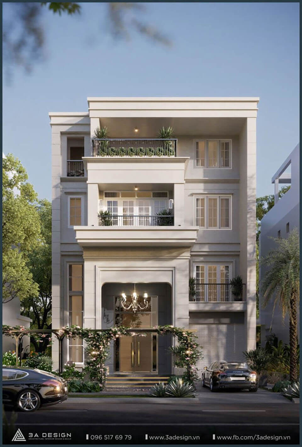 biệt thự phong cách địa trung hải