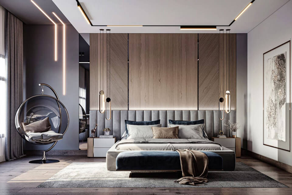 phong cách hiện đại thiết kế phòng ngủ đẹp