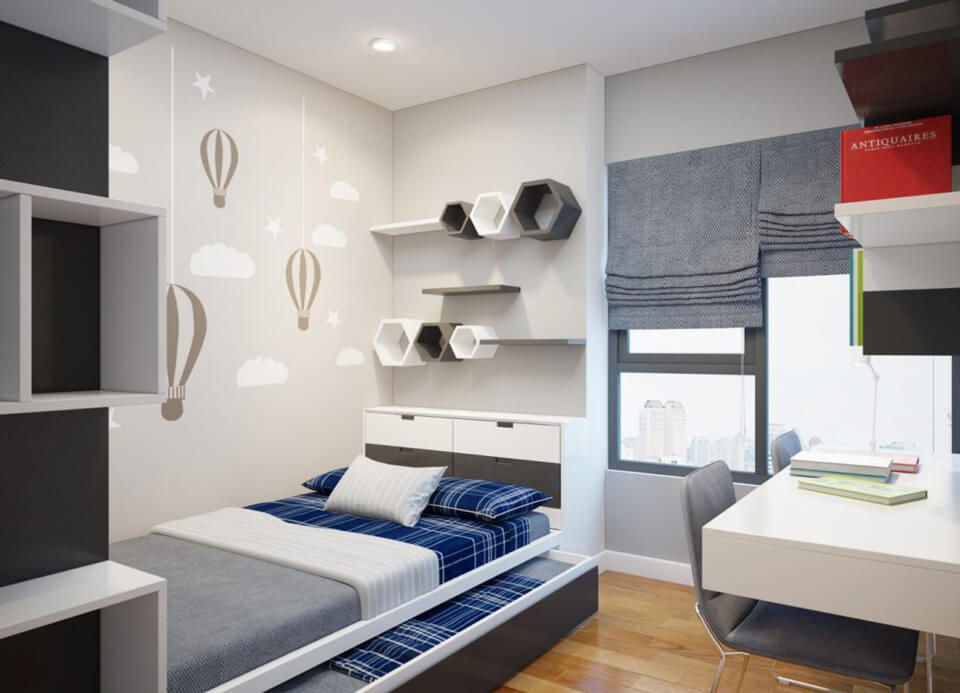 lựa chọn phong cách thiết kế hiện đại cho phòng ngủ nhỏ đẹp