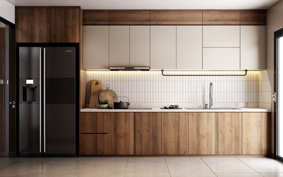 thiết kế tủ bếp nội thất gia đình