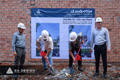 lễ khởi công xây dựng nhà phố Bình Phước
