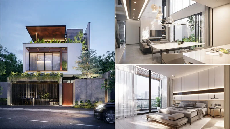 thiết kế mẫu biệt thự hiện đại